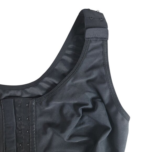 Marena Recovery Front Close Bra Black 38 D/E Wirefree Wide Straps Post Surgery - Picture 3 of 13